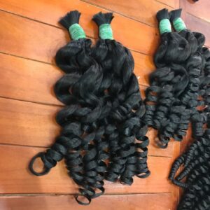 Curly Single Drawn Bulk Hair